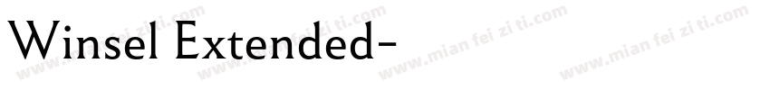 Winsel Extended字体转换